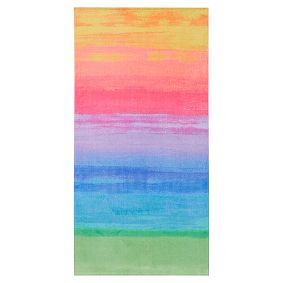 Ombre Rainbow Beach Towel