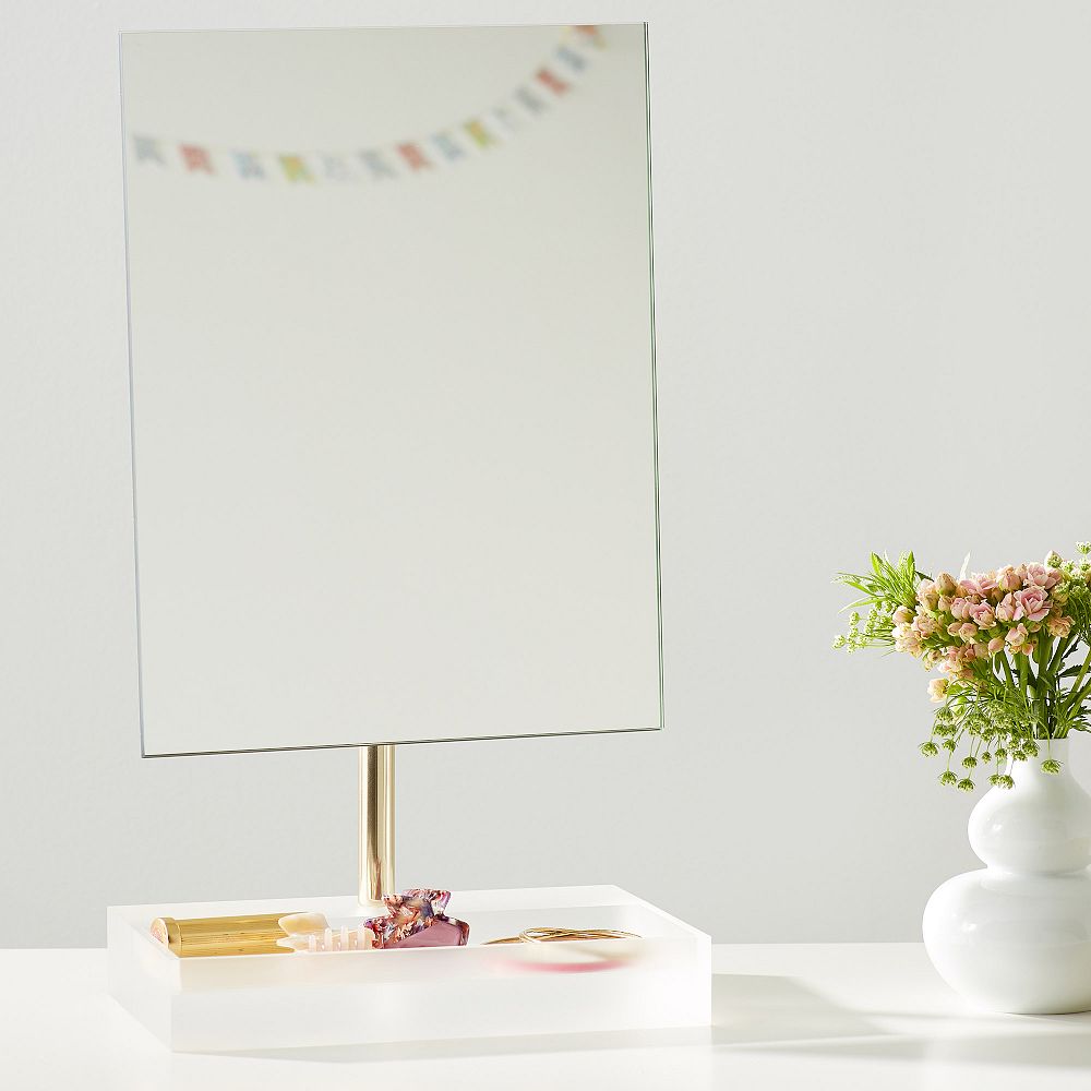 Ava Frosted Acrylic Beauty Mirror