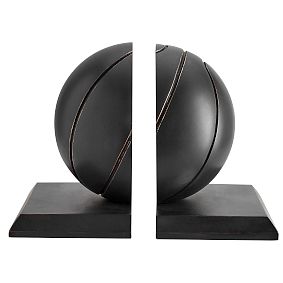 Basketball Bookends, Set of 2