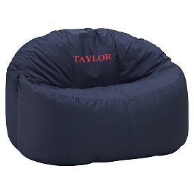 Navy Twill Cloud Couch