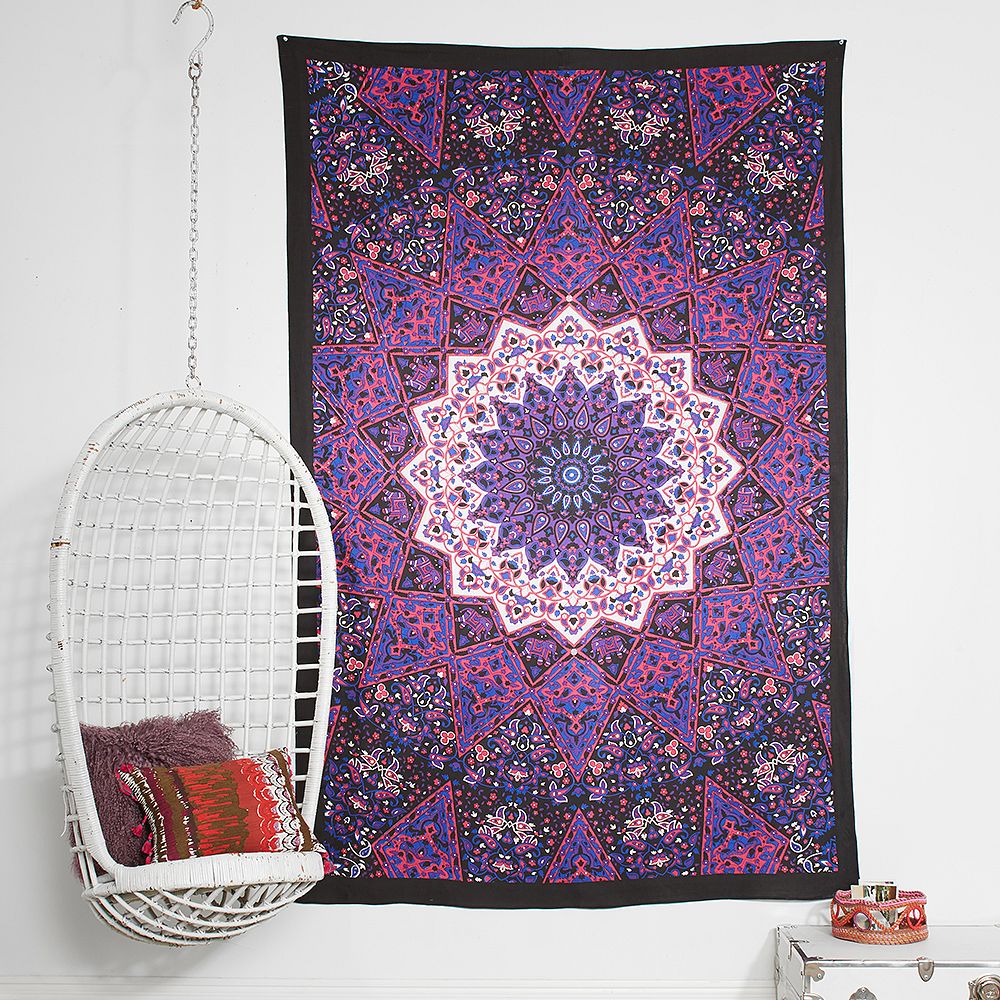 Printed Tapestries, Purple/Pink