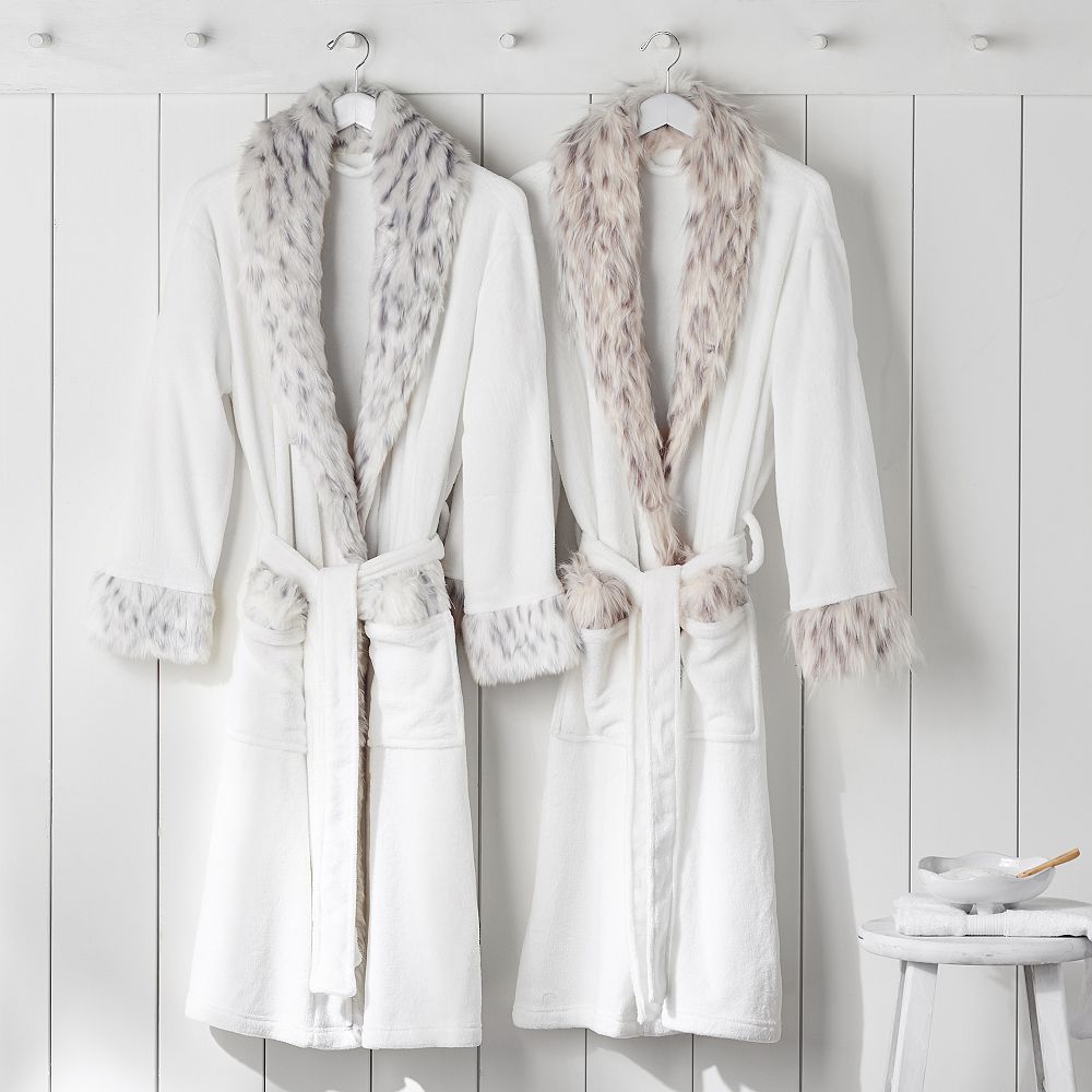 Faux-Fur Long Robe