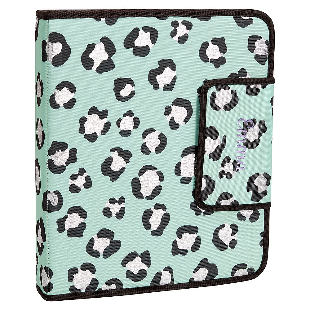 Gear-Up Metallic Leopard Spots Homework Holder