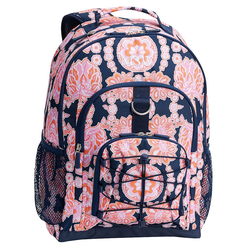 Gear-Up Navy/Coral Ceramic Tile Backpack