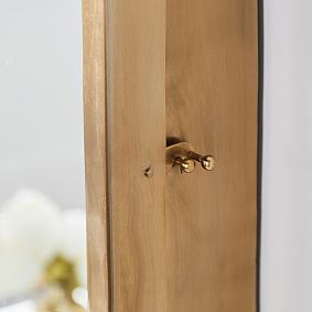 Gold Wall Full Length Jewelry Safe