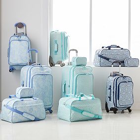 Jet-Set Navy Preppy Rings Carry-on Spinner