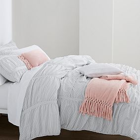 Pretty Pleats Pillow Cover