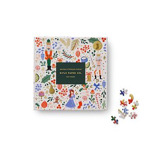 Riifle Paper Nutcracker Sweets Stocking 500 Piece Puzzle