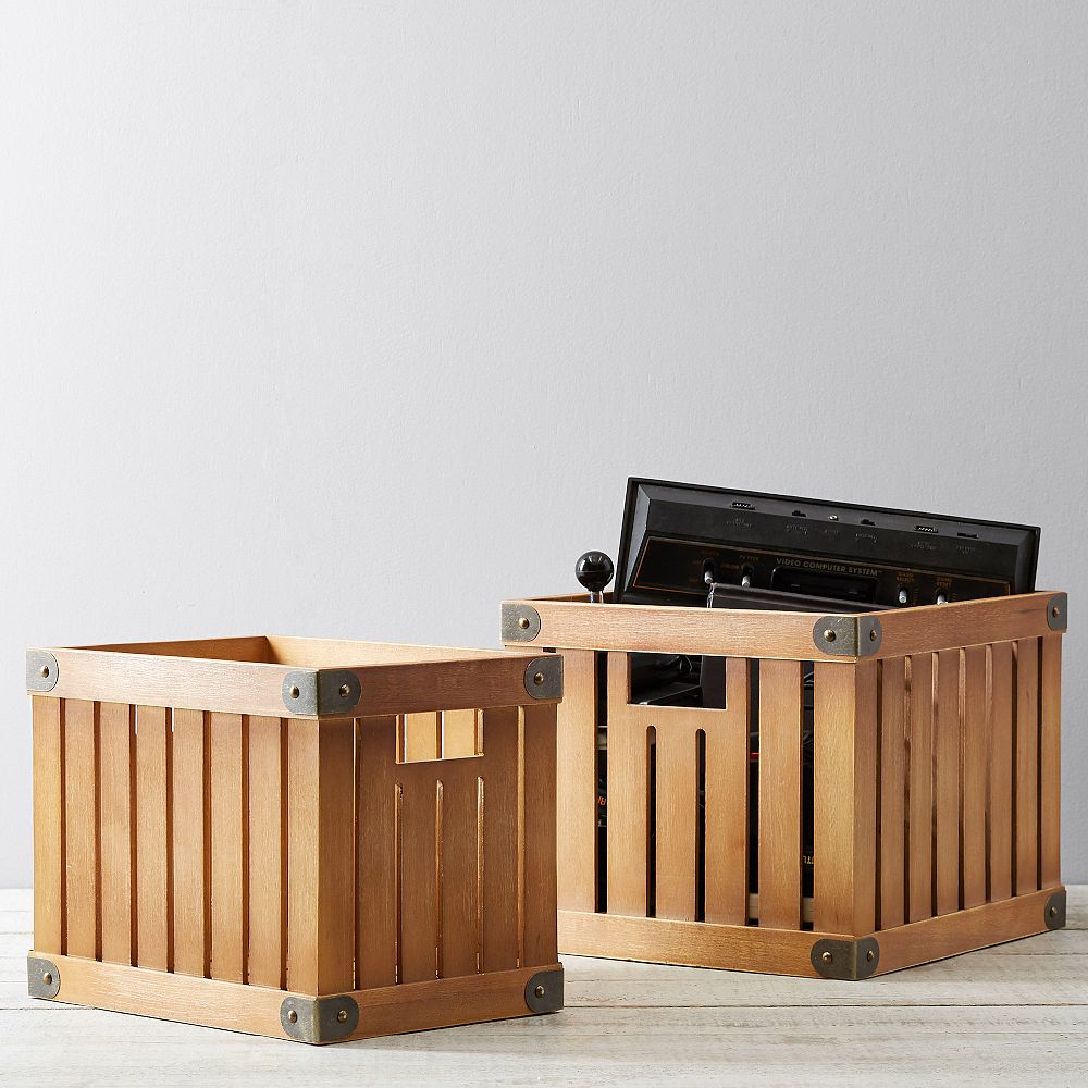 Vintage Wooden Storage Crate