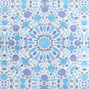 Watercolor Mosaic Duvet Cover