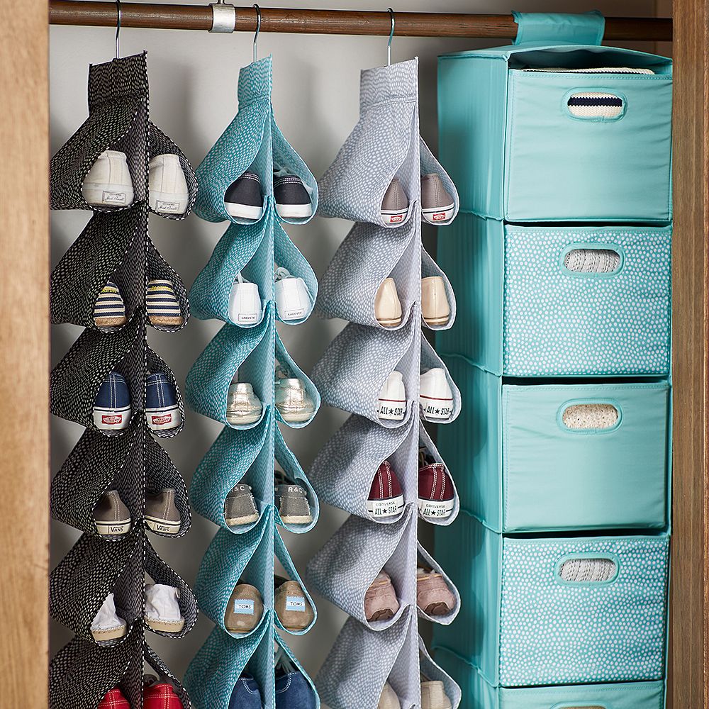 Hanging Closet Shoe Storage, Mini Dot