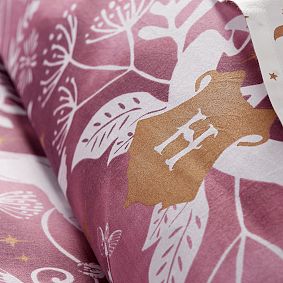 Harry Potter&#8482; Patronus Damask Duvet Set, Burgundy