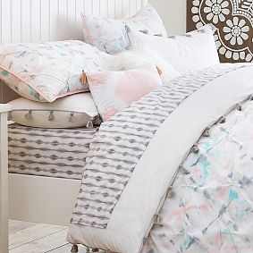 Tie Dye Stripe Organic Sheet Set