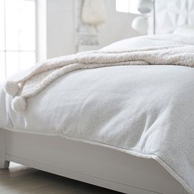 Faux-Fur Rabbit Throw