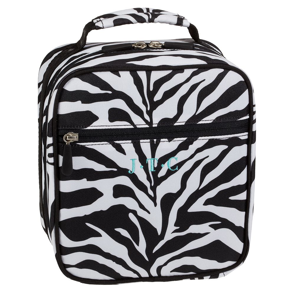 Gear-Up Black Zebra Classic Lunch Bag