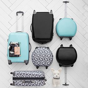 Hard-Sided Round Cat Carry On, Black