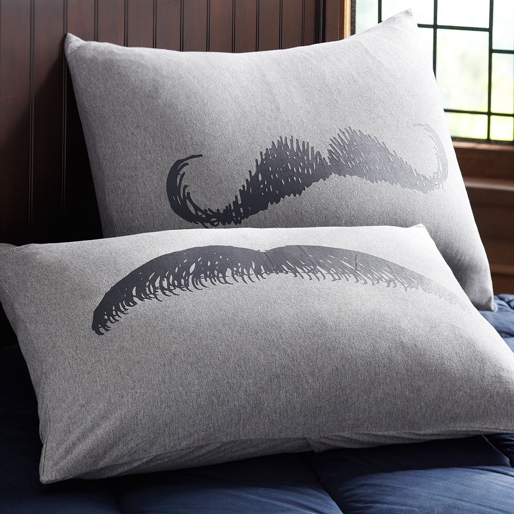 Mustache Pillowcases