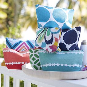 Surf Swell Beauty Pouch, Cool Tie-Dye Stripe