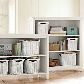 Beadboard 2-Shelf Bookcase
