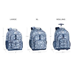 Gear-Up Anjolie Navy Rolling Backpack