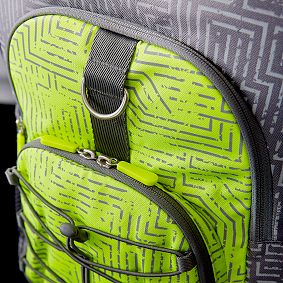 Gear-Up Circuit Neon Yellow Reflective Backpack
