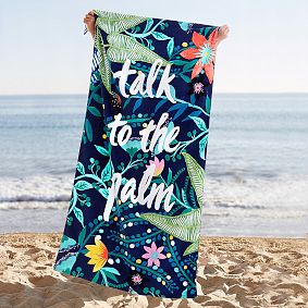 Talk To The Palm Beach Towel UPF 50+