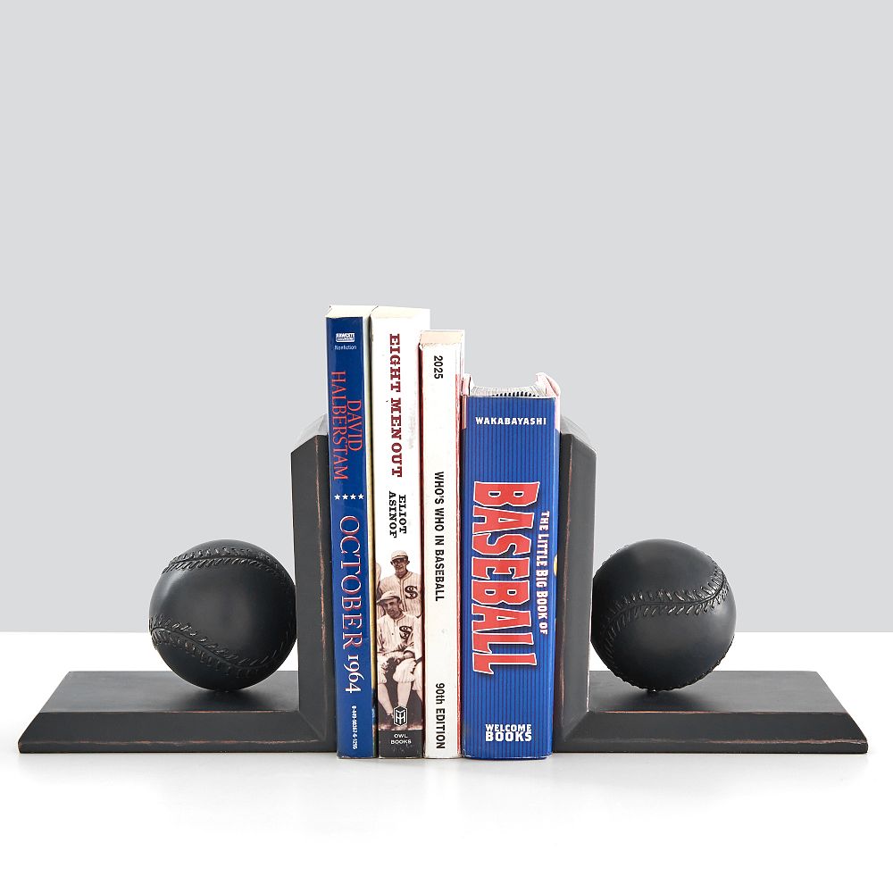 Baseball Bookends, Set of 2