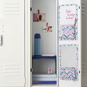 Gear-Up Vivid Geo Locker Mirror Pocket