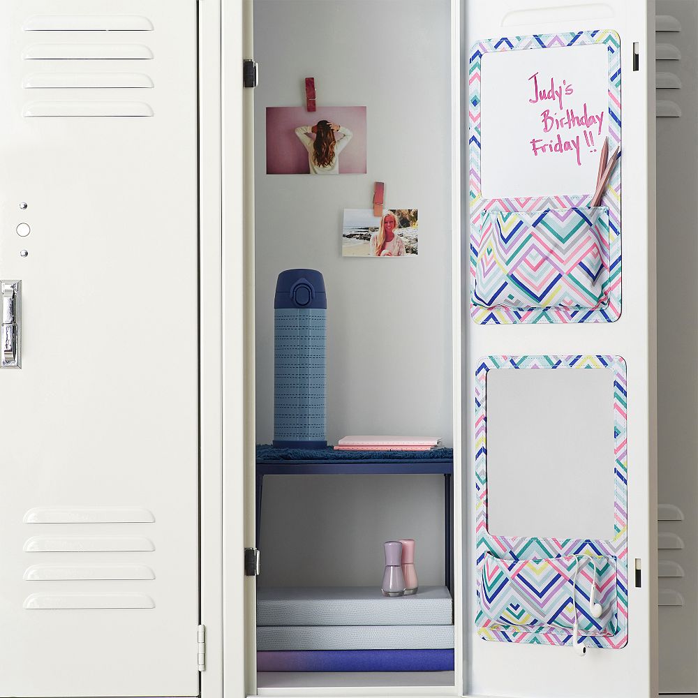 Gear-Up Vivid Geo Locker Mirror Pocket