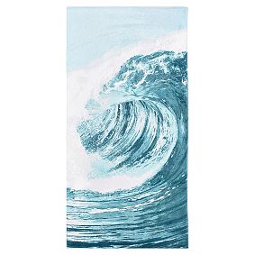 Photoreal Wave Beach Towel