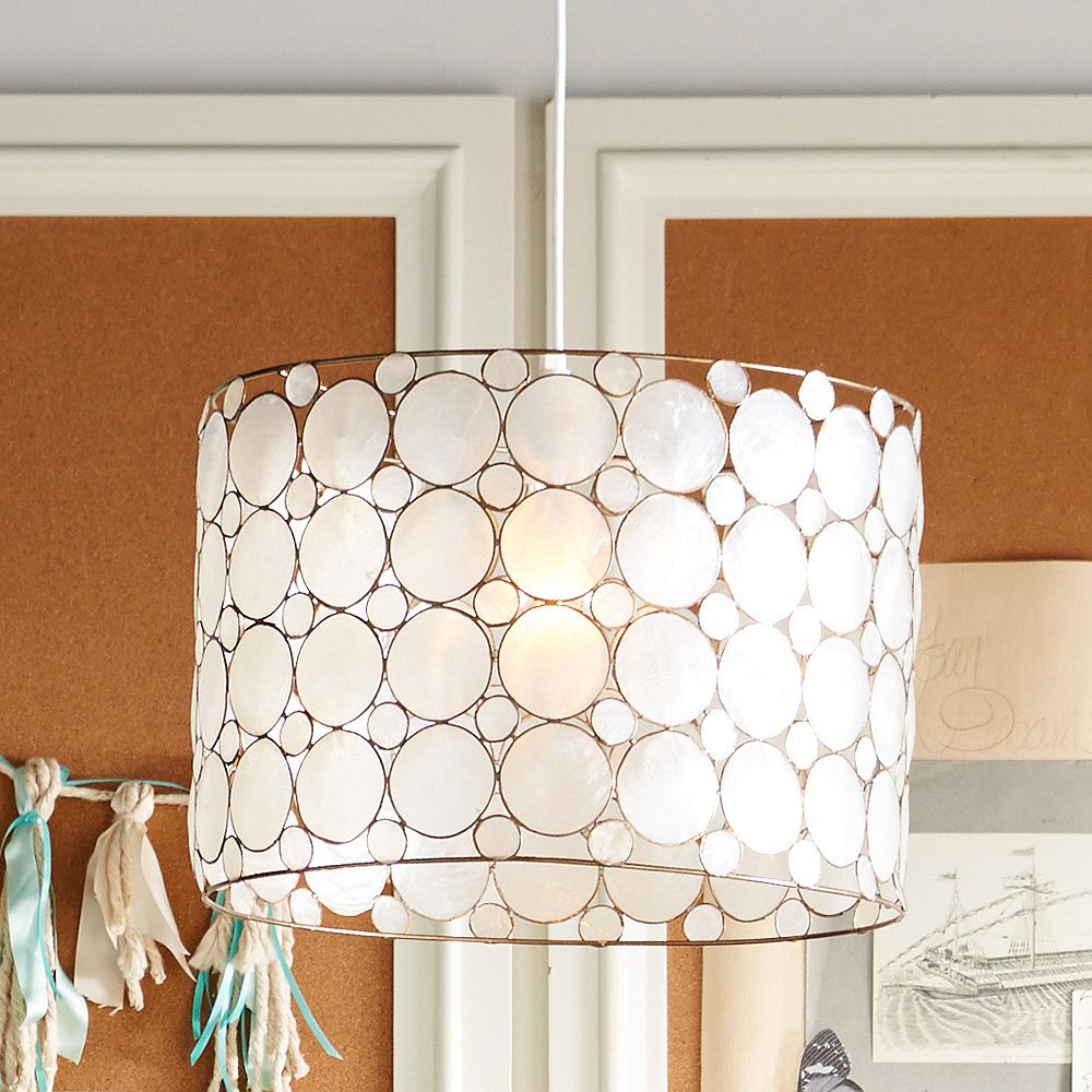 Piper Capiz Hanging Pendant