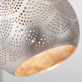 Punched Metal Task Lamp