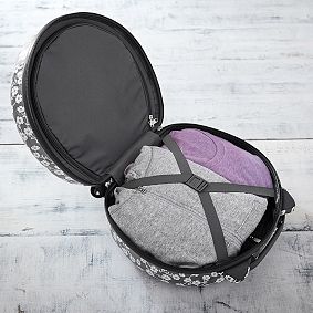 Hard-Sided Round Cat Carry On, Black