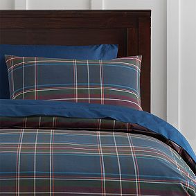 Loren Plaid Duvet Cover + Sham