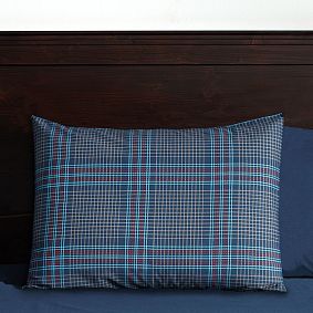 Stadium Plaid Duvet Cover &amp; Standard Sham