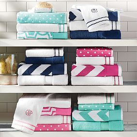 Chevron Bath Towels