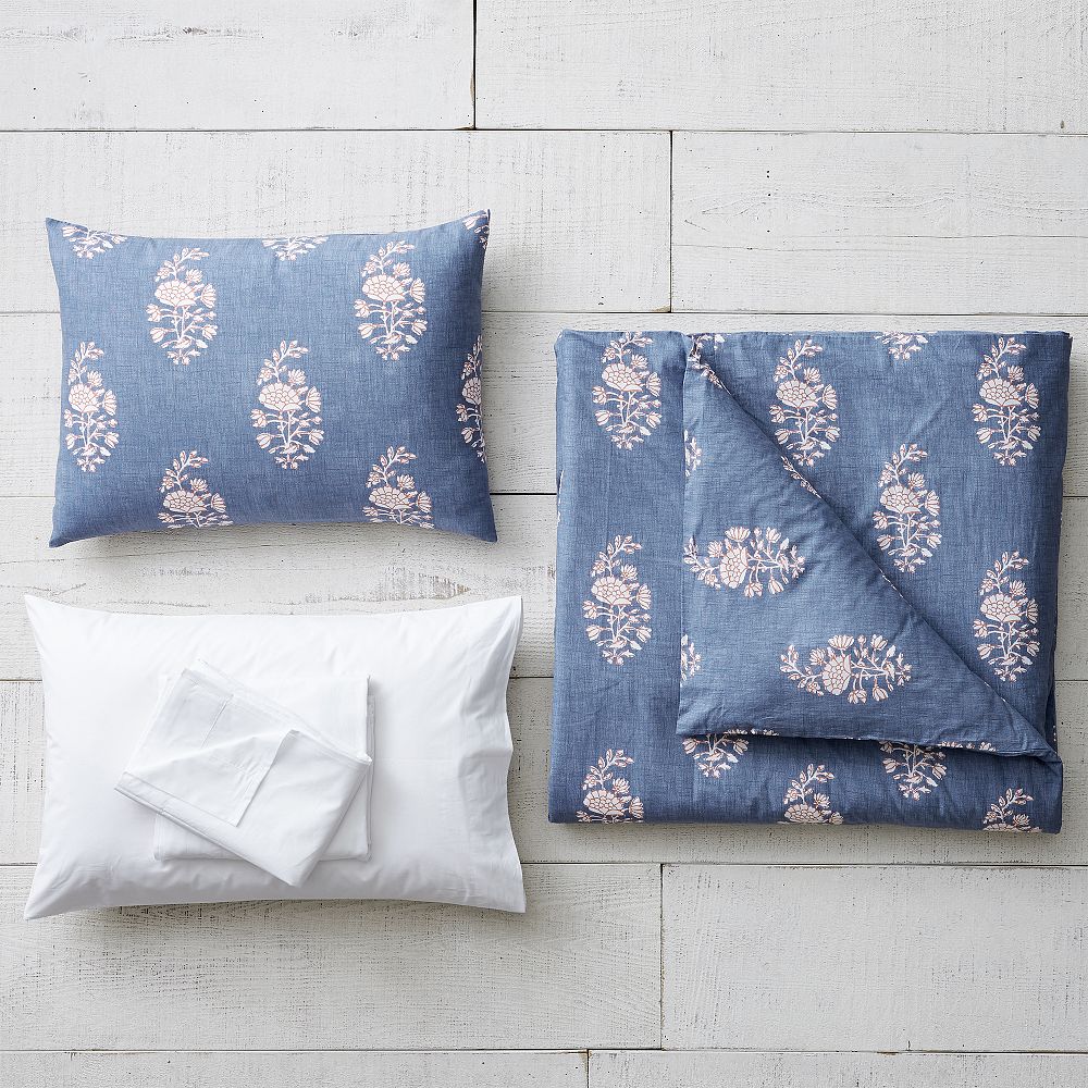 Mia Duvet Bedding Set with Duvet Cover, Duvet Insert, Sham, Sheet Set &amp; Pillow Inserts