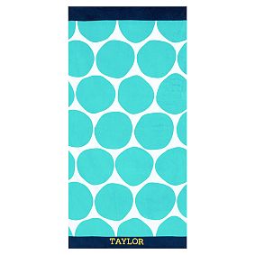 Bubble Dot Beach Towel, Pool