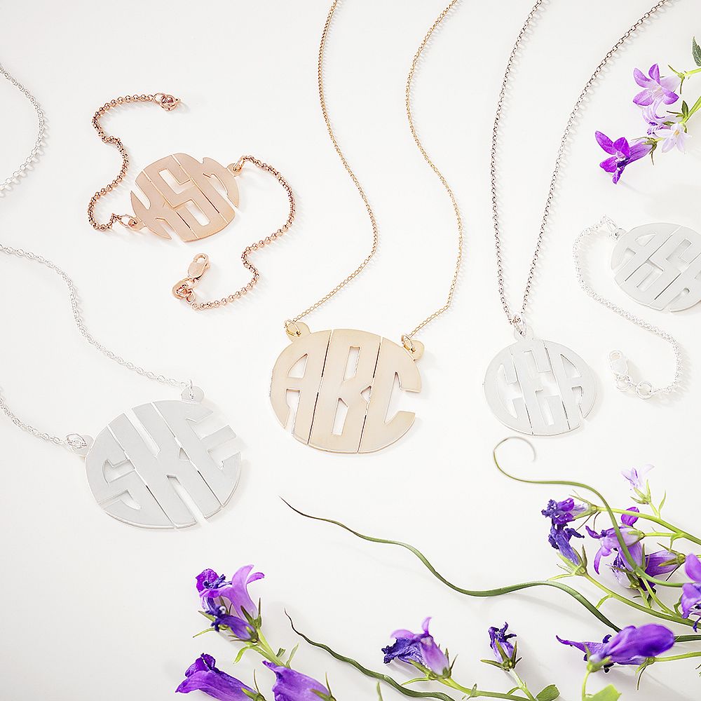 Monogram Sans Serif Pendant
