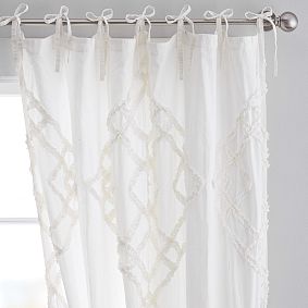 Tufted Diamonds Curtain