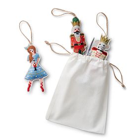 Rifle Paper Co. Nutcracker Felt Ornaments - Set of 3