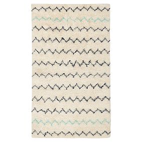 Zig Zag Shag Rug