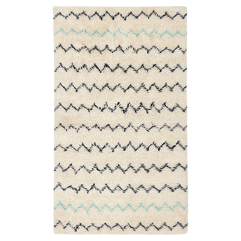 Zig Zag Shag Rug