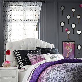 Anna Sui Butterfly Embroidered Sheer Curtain