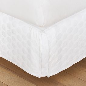 Big Dot Matelasse Bed Skirt