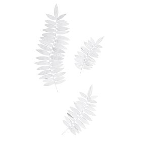 Crepe Paper Palm Fronds, Set Of 3
