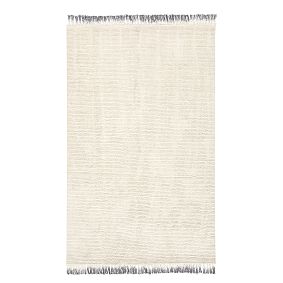 Dip Dye Tassel Rug