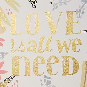 Framed Gallery Art by Rae Ritchie, Love is All We Need