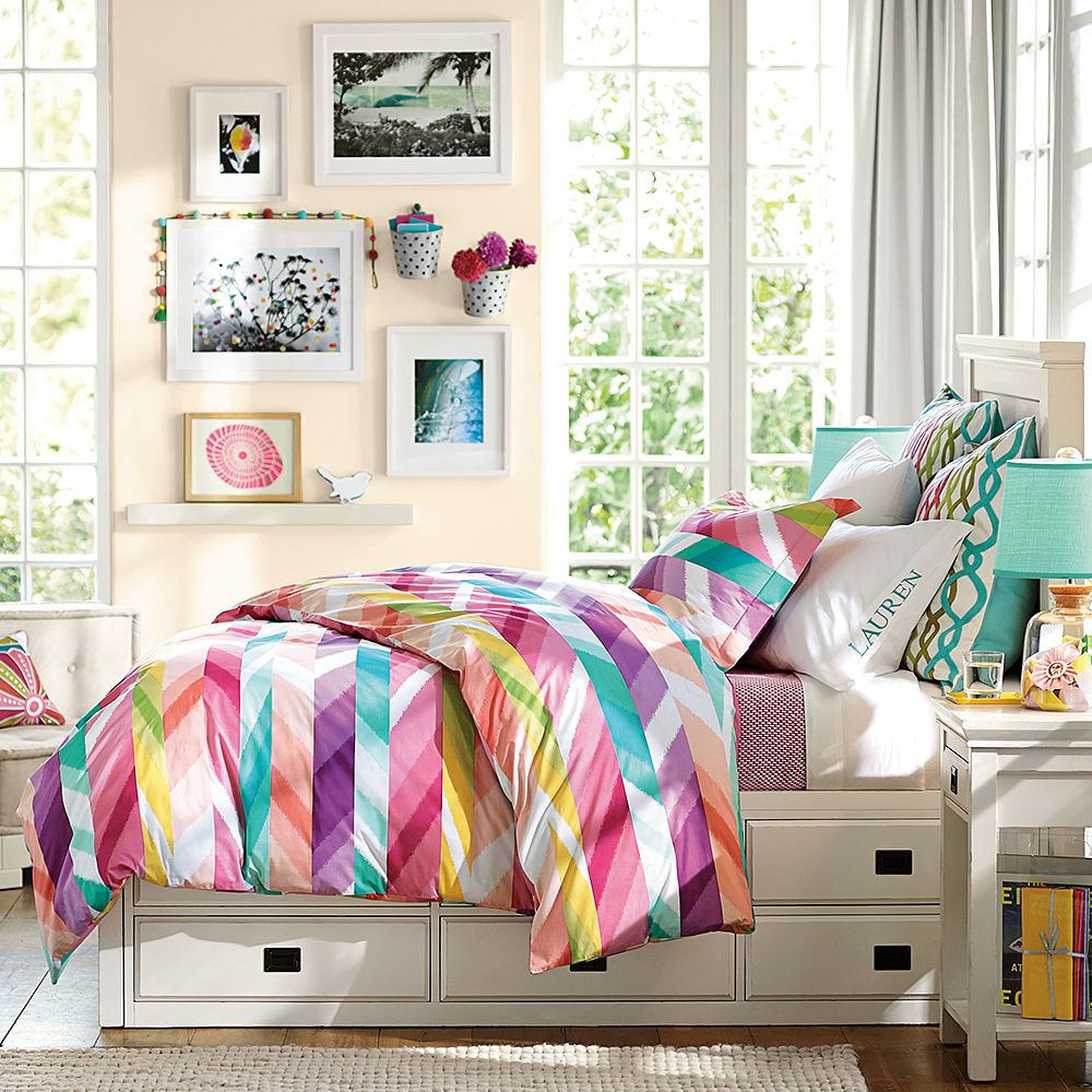 Ikat Stripe Duvet Cover