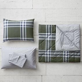 Xander Plaid Value Comforter with Sheets, Pillowcase, Comforter